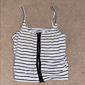 American eagle striped crop top